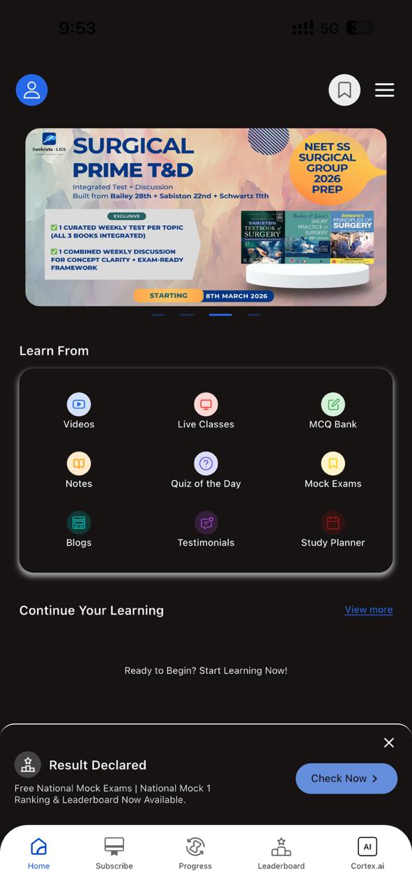 Surgical Prime T&D — Integrated Test and Discussion built from Bailey, Sabiston & Schwartz
