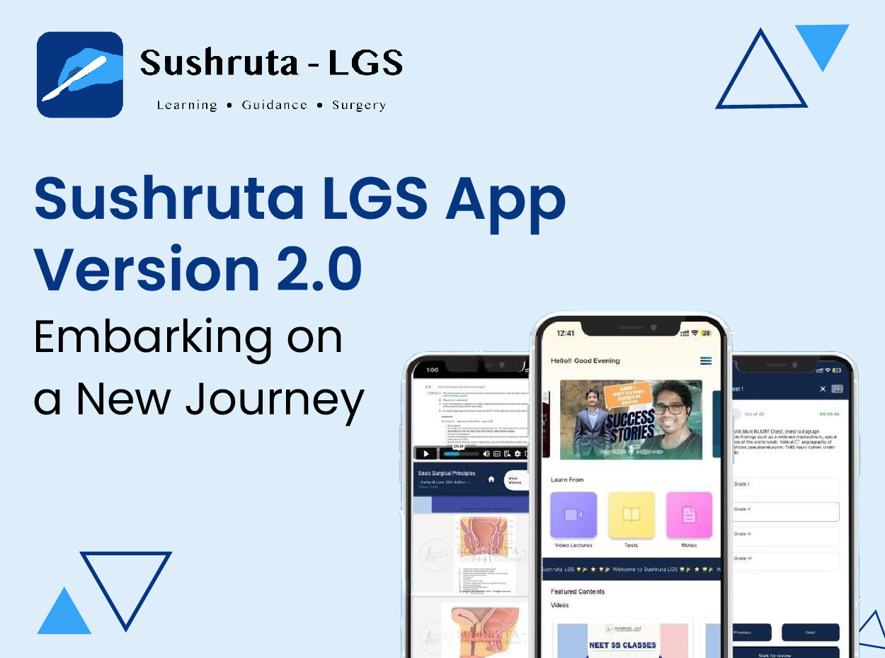 Sushruta LGS App Version 2.0: Embarking on a New Journey