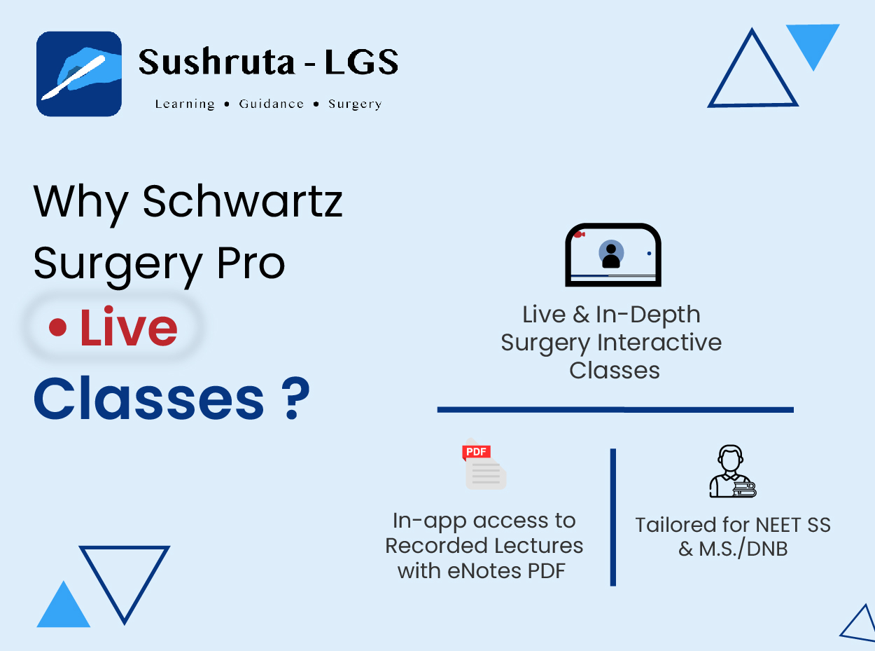 Why Schwartz Surgery Pro Live Classes ?