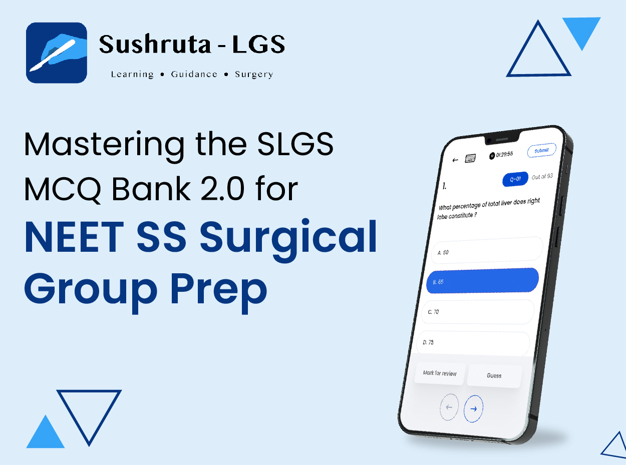 Mastering the SLGS MCQ Bank 2.0 for NEET SS Surgical Group Prep